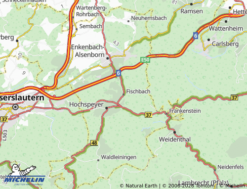 Mapa MICHELIN Fischbach - ViaMichelin