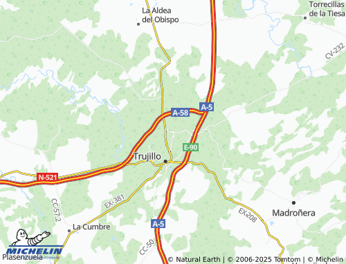 MICHELIN Huertas de Ánimas map - ViaMichelin