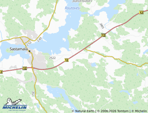 MICHELIN-Landkarte Laukula - ViaMichelin