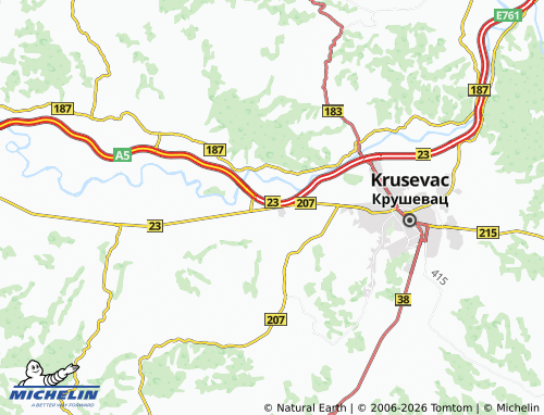 Mapa MICHELIN Koševi - ViaMichelin
