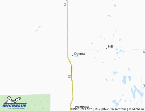 Carte MICHELIN Ogema - ViaMichelin