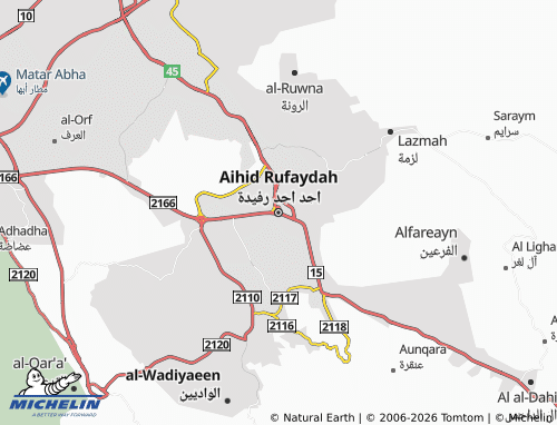 MICHELIN-Landkarte Aihid Rufaydah - ViaMichelin