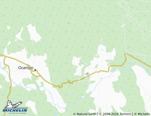 Mappa MICHELIN Coahuila - ViaMichelin