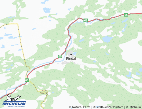 MICHELIN-Landkarte Rindal - ViaMichelin