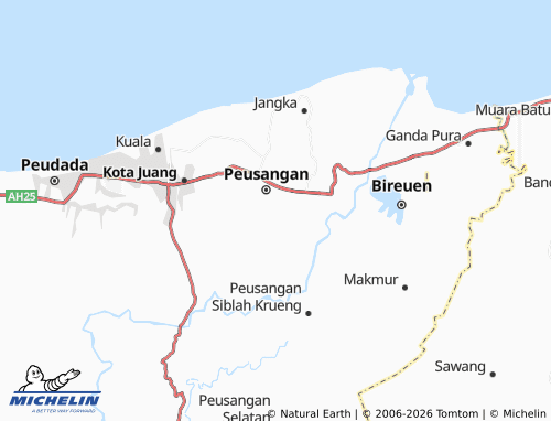 MICHELIN Paloh map - ViaMichelin