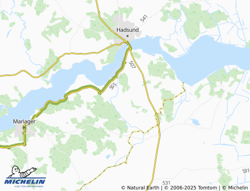 Carte MICHELIN Norup - ViaMichelin