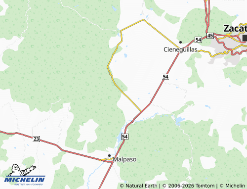 MICHELIN Benito Juárez map - ViaMichelin