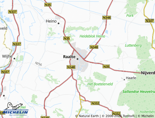 MICHELIN Raalte Map ViaMichelin MICHELIN Raalte Map ViaMichelin
