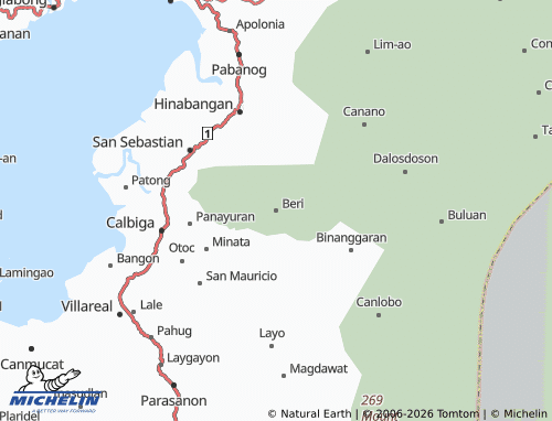 MICHELIN Beri map - ViaMichelin