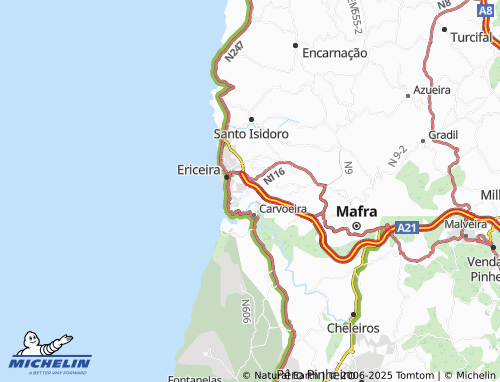 Carte MICHELIN Lapa da Serra - ViaMichelin