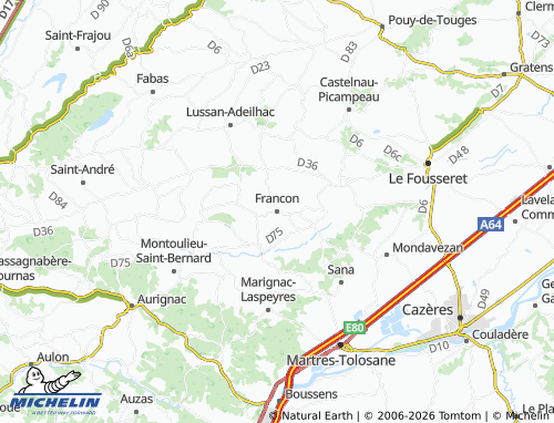 Mappa MICHELIN Francon - ViaMichelin