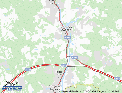 Carte MICHELIN Danilikha - ViaMichelin