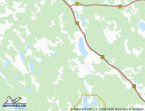 MICHELIN Korpiperä map - ViaMichelin