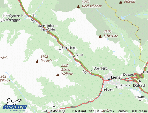 MICHELIN Ainet map - ViaMichelin