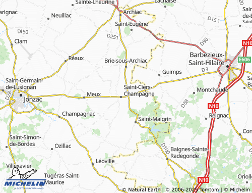 MICHELIN Bordeau map - ViaMichelin