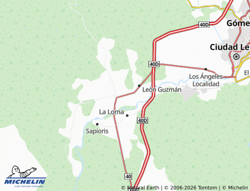 Mapa MICHELIN La Gloria - ViaMichelin