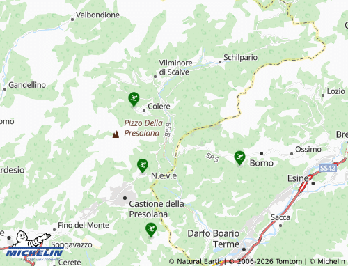 MICHELIN Dosso map - ViaMichelin