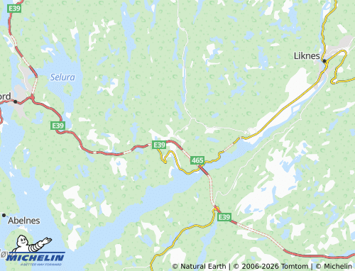 MICHELIN Revstien map - ViaMichelin