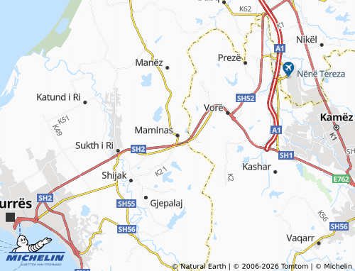MICHELIN Maminas map - ViaMichelin