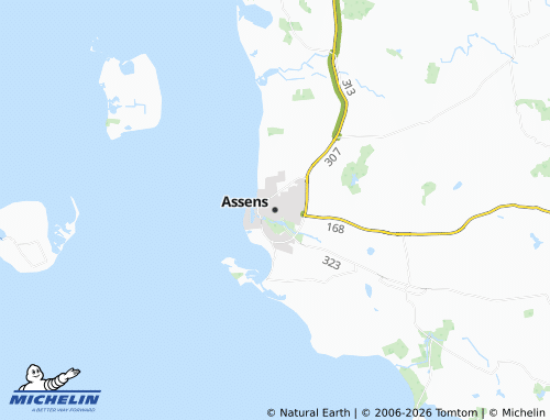 Mapa MICHELIN Assens - ViaMichelin