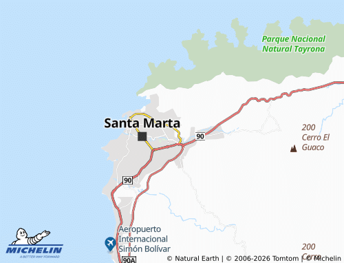 Mapa MICHELIN Santa Fe - ViaMichelin