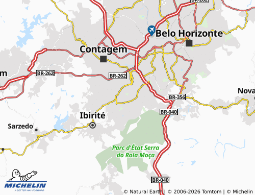 MICHELIN Teixeira Dias map - ViaMichelin