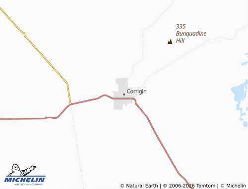 Mapa MICHELIN Corrigin - ViaMichelin