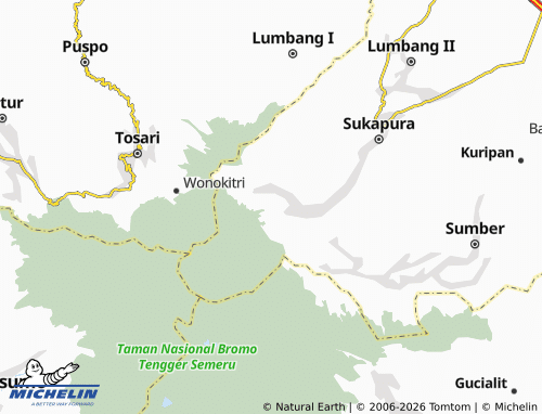 MICHELIN Desa Ngadas map - ViaMichelin