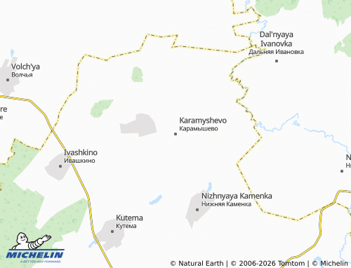 MICHELIN-Landkarte Karamyshevo - ViaMichelin