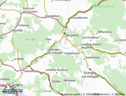 Mappa MICHELIN Fiménil - ViaMichelin