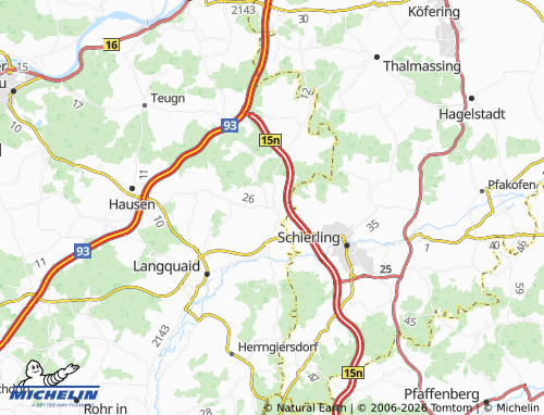 Mappa MICHELIN Paring - ViaMichelin