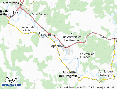 Mapa MICHELIN Los Tanques - ViaMichelin