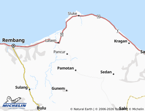 MICHELIN Punggurharjo map - ViaMichelin