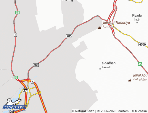 Carte MICHELIN al-Budour - ViaMichelin