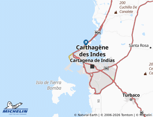 Carte MICHELIN Pie del Cerro - ViaMichelin