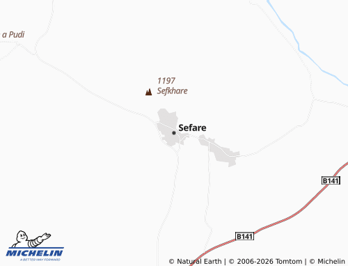 Mapa MICHELIN Sefare - ViaMichelin
