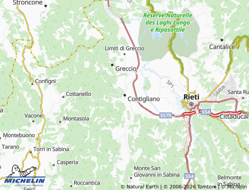 Carte MICHELIN Contigliano - ViaMichelin