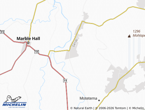MICHELIN-Landkarte Leeufontein - ViaMichelin