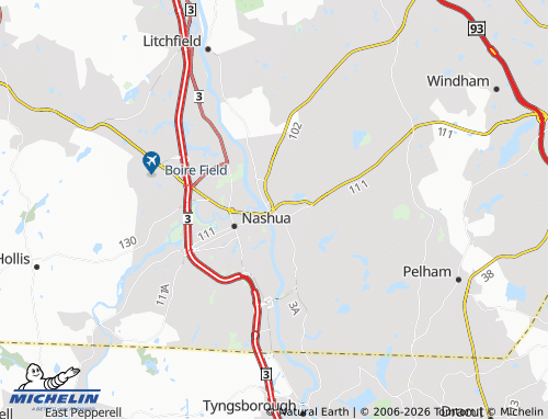 MICHELIN Hudson map - ViaMichelin