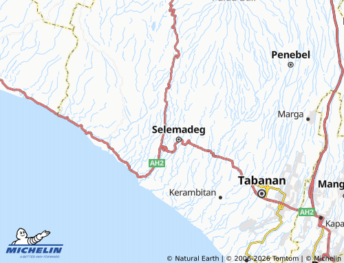 Mapa MICHELIN Bajera Utara - ViaMichelin