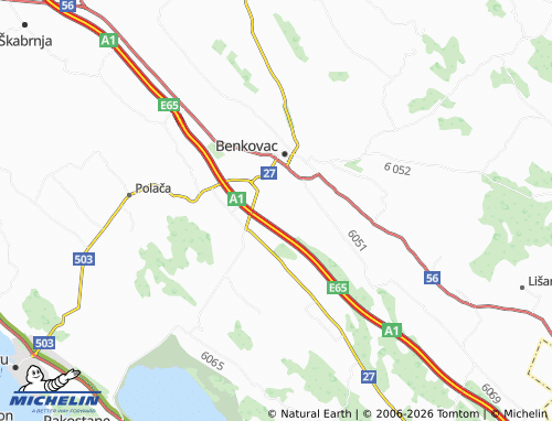 Mapa MICHELIN Podlug - ViaMichelin