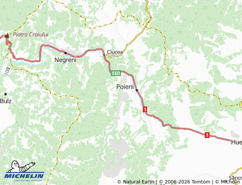 MICHELIN Valea Drăganului map - ViaMichelin