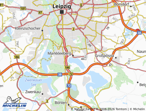 MICHELIN Markkleeberg map - ViaMichelin