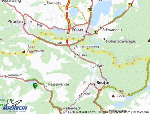 MICHELIN Musau map - ViaMichelin