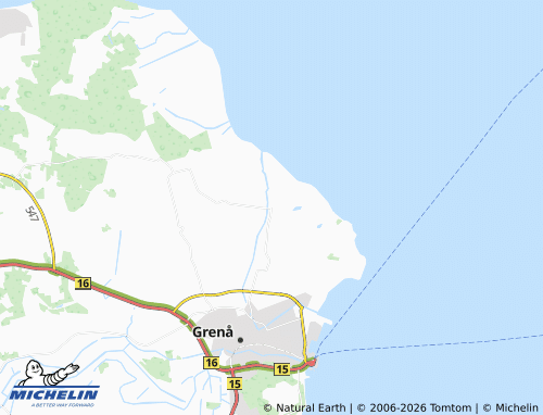 Mapa MICHELIN Sangstrup - ViaMichelin