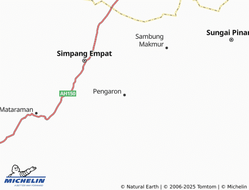 MICHELIN Pengaron map - ViaMichelin