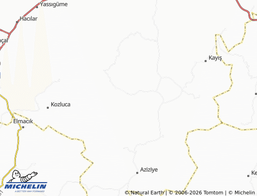 MICHELIN Yeşildağ map - ViaMichelin