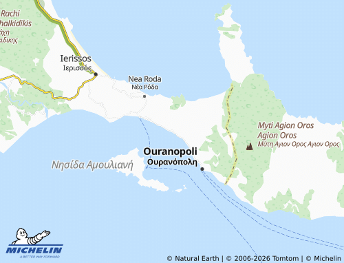 MICHELIN Skala map - ViaMichelin