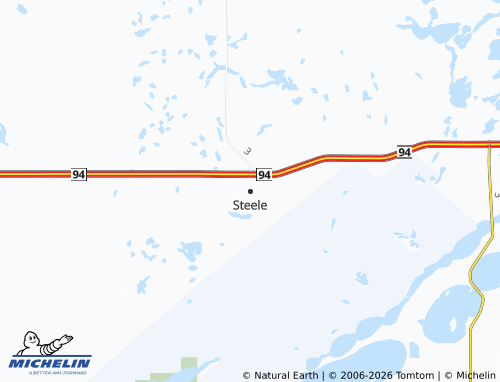 Mapa MICHELIN Steele - ViaMichelin
