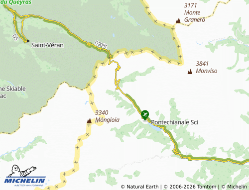 Mappa MICHELIN Chianale - ViaMichelin